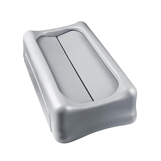 Rubbermaid Commercial Products SLIM JIM Swing Lid for Use Gray