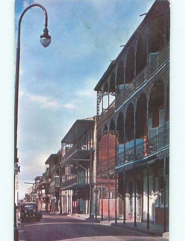 Pre-1980 OLD CARS & BUILDINGS SCENE New Orleans Louisiana LA  n0911