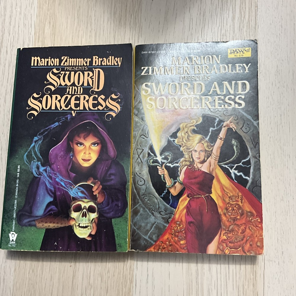 Sword And Sorceress By Marion Zimmer Bradley 1984 Paperback 2 Book Lot