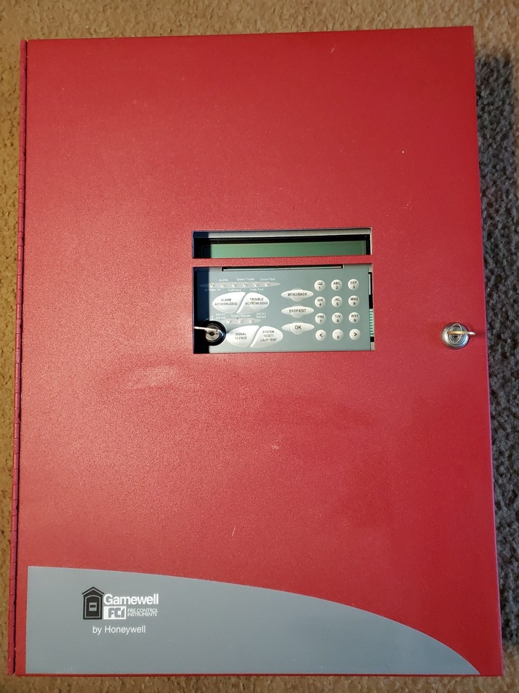 Gamewell-FCI 7100 Fire Alarm Control Panel Cabinet