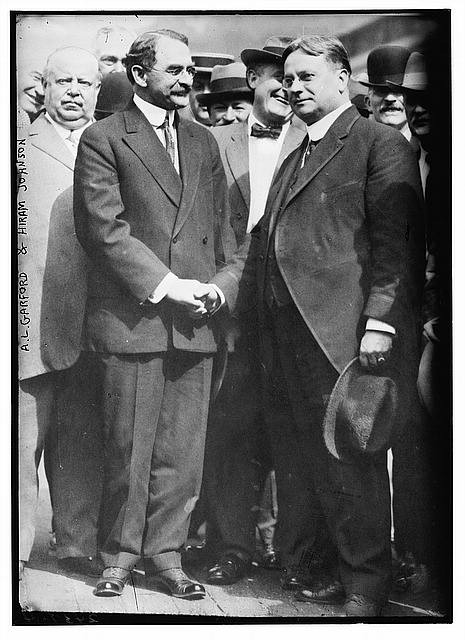 Photo:A.L. Garford & Hiram Johnson