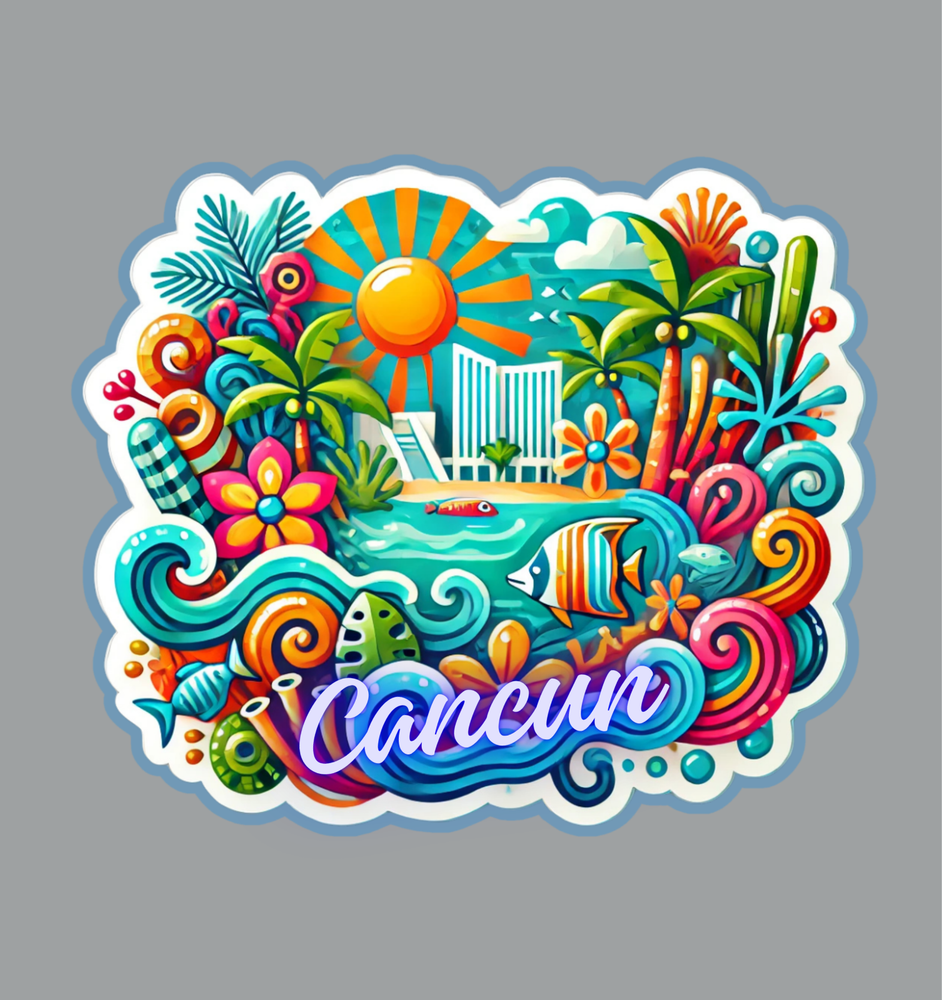 Cancun Mexico Fridge Magnet