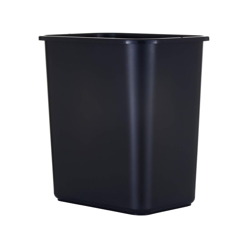 13 Quart / 3.25 Gallon Space-Efficient Trash Wastebasket, Fits Under Desk and...