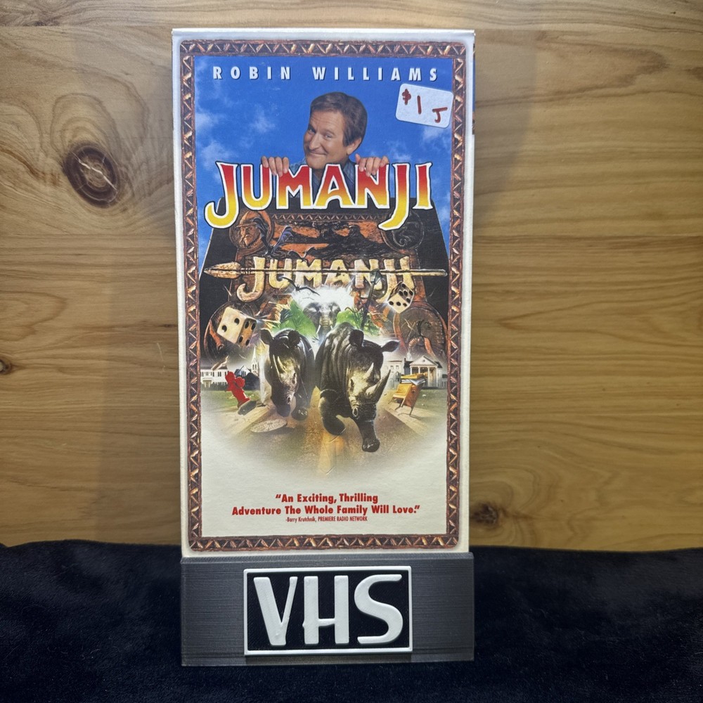 Jumanji (VHS, 1995) * Buy 2 Get 1 Free - Bundle Shipping Discount