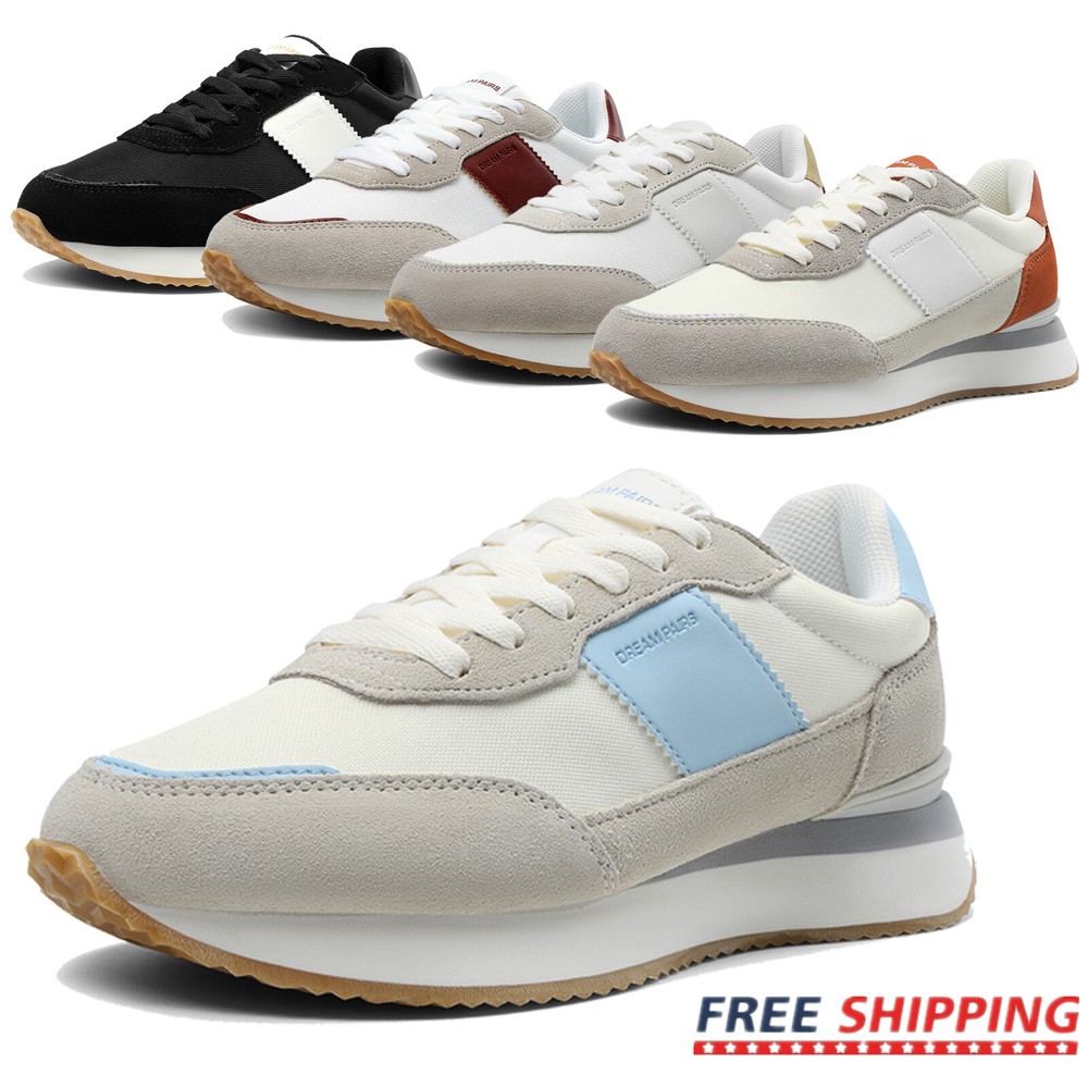 Women Retro Platform Sneakers Comfort Lightweight Athletic Tennis Running Shoes