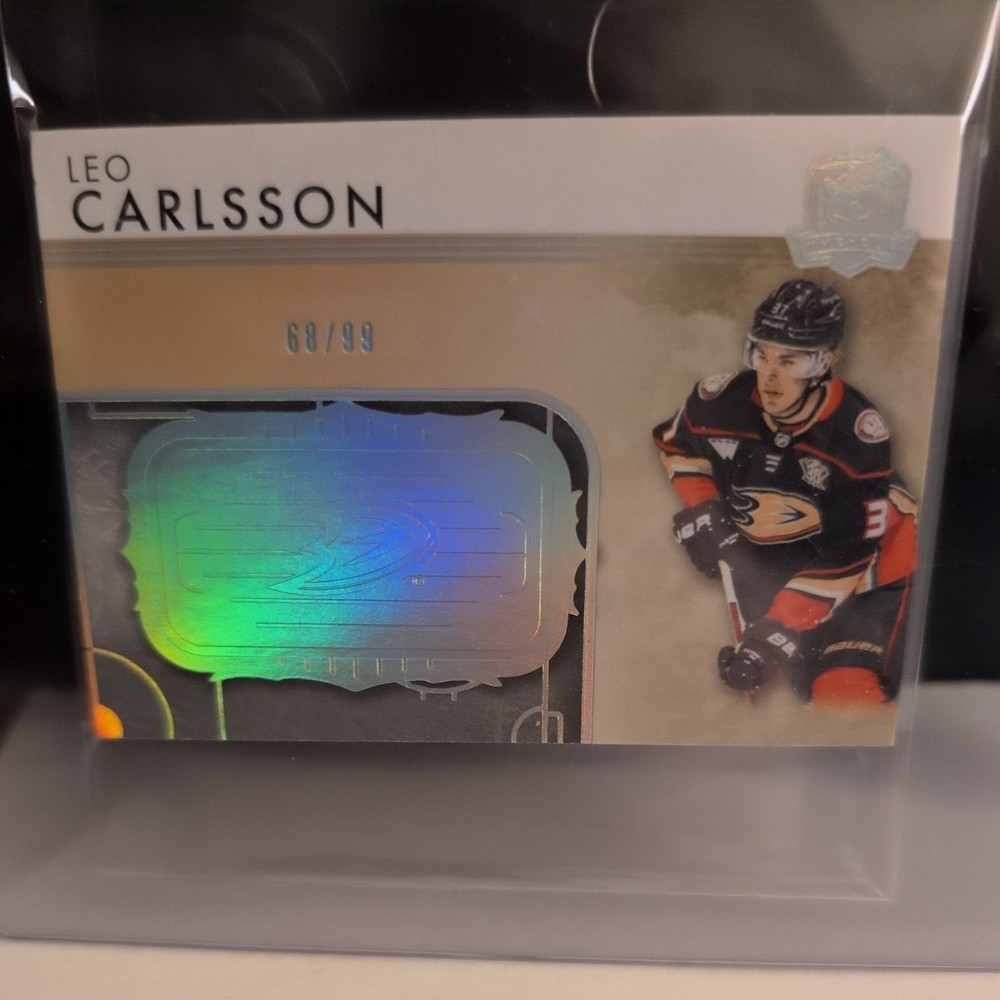 23-24 UD Upper Deck The Cup Rookie Rink Gallery  Leo Carlsson /99