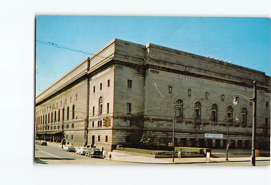 Postcard Cleveland Public Auditorium Ohio USA North America
