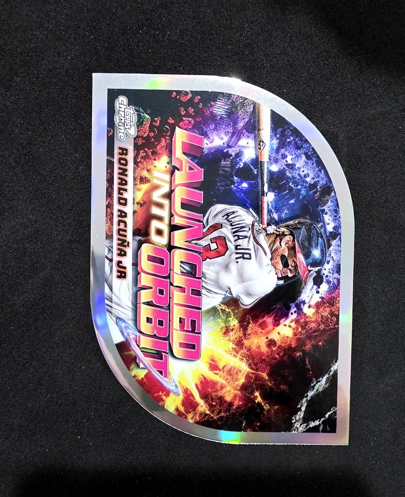 2024 Topps Chrome Cosmic #LIO-13 Ronald Acuña Jr Launched into Orbit Braves