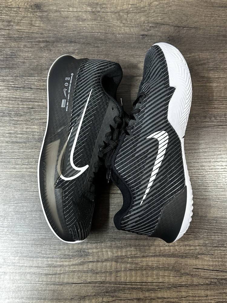 NikeCourt Air Zoom Vapor 11 Clay Black White DV2015-001 Men’s Size 7