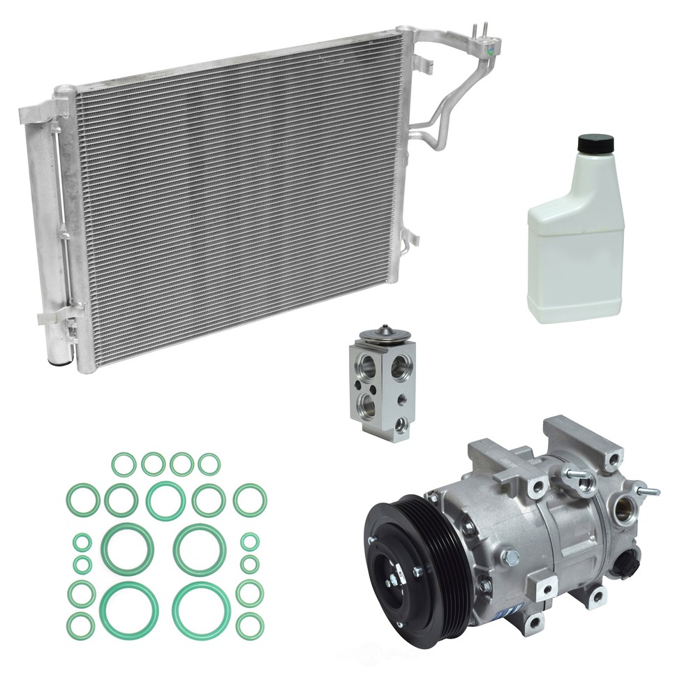 A/C Compressor Condenser Replacement Kit for 2012-2015 Kia Optima 2.0L