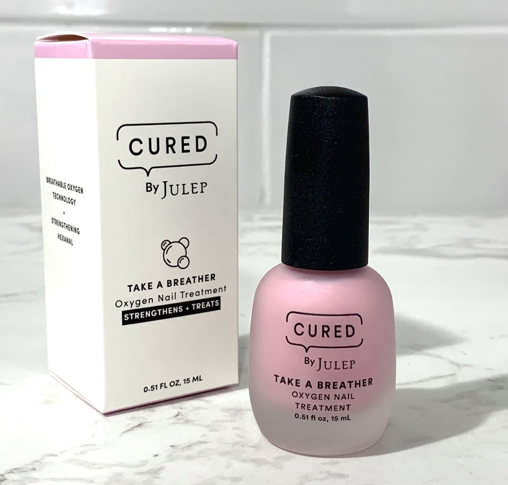 Julep Cured SHEER ROSE Take A Breather Oxygen Nail Treatment Strengthener