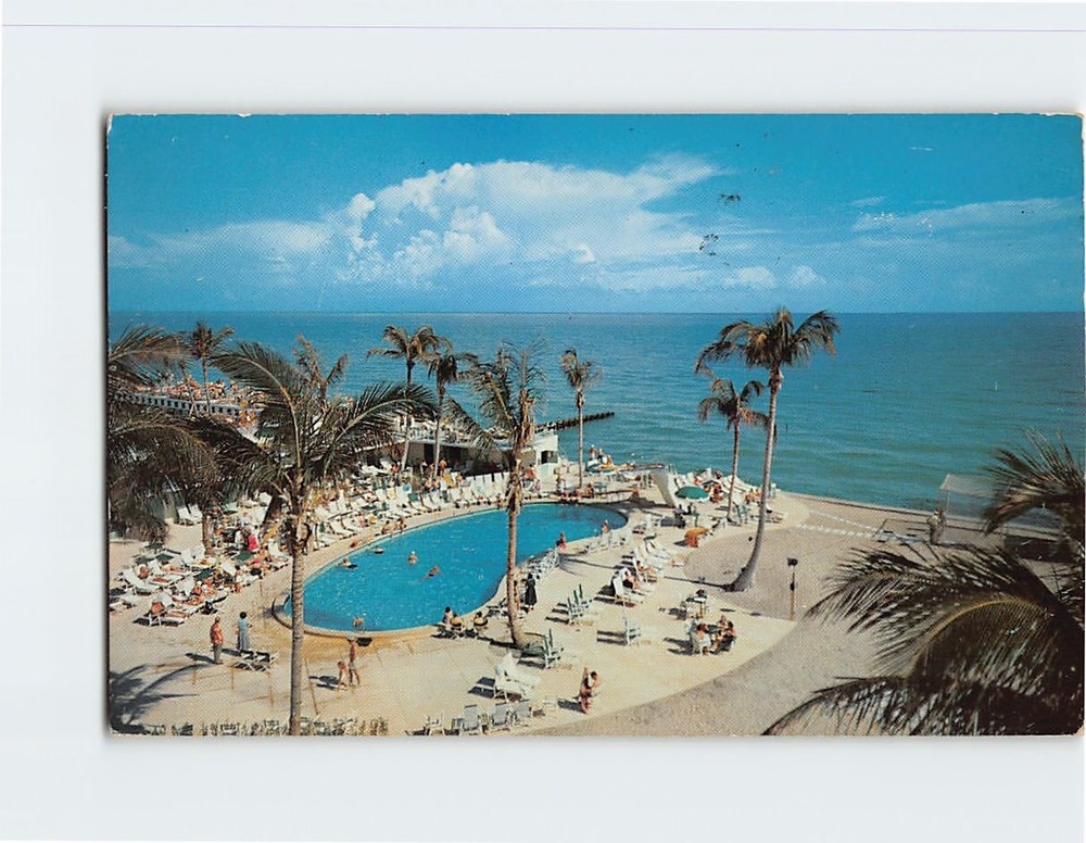 Postcard Miami Tropical Southern Coast of Florida USA North America