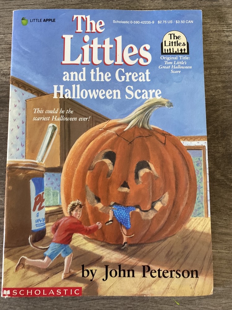 The Littles and the Great Halloween Scare paperback, John Peterson SCHOLASTIC