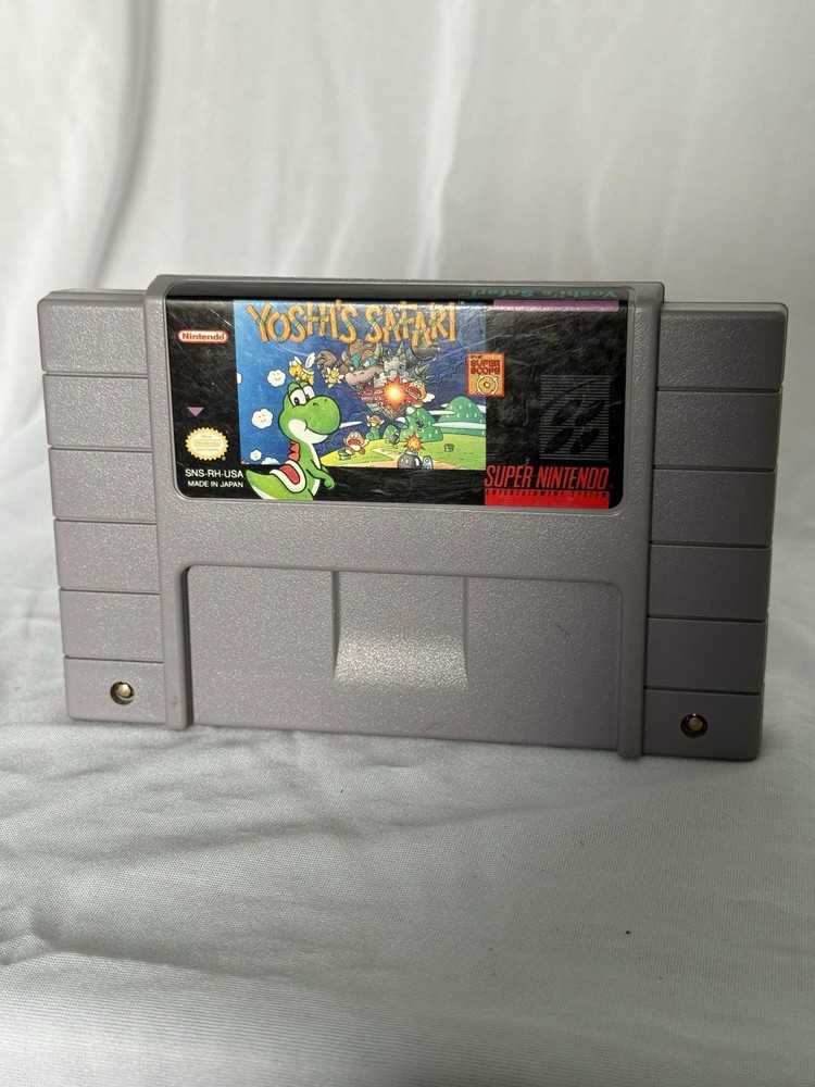 Yoshi's Safari SNES cartridge