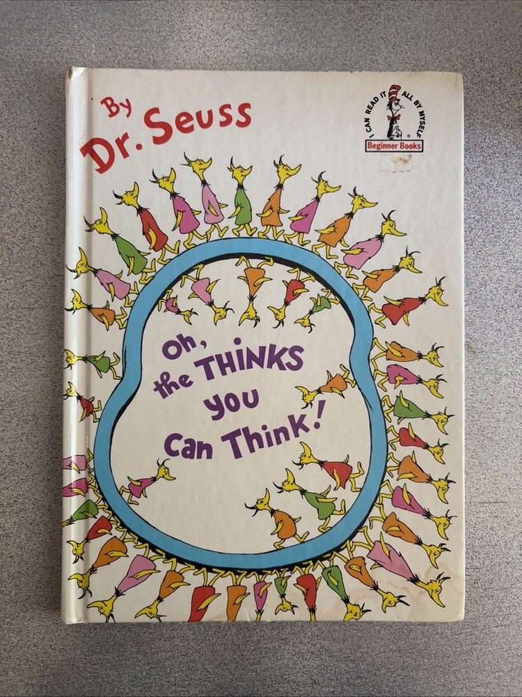 Oh, the Thinks You Can Think by Seuss (1975, Hardcover)
