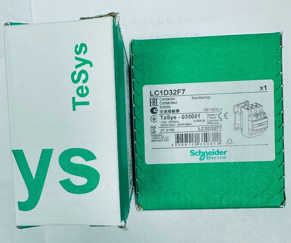 LC1D32F7 Contactor  New  