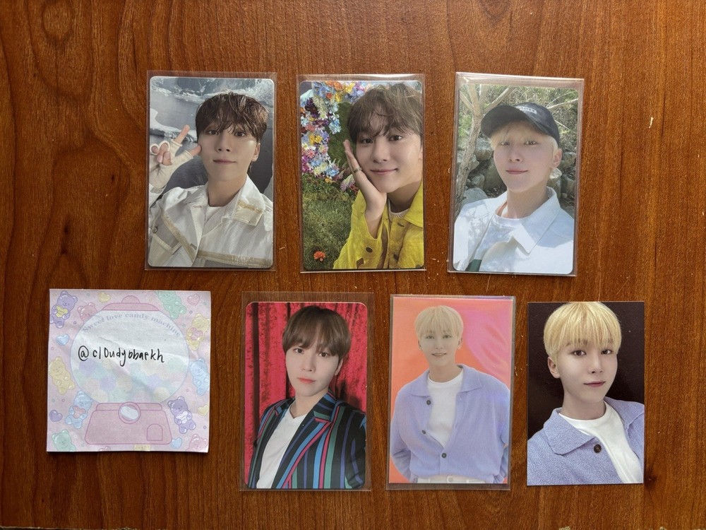 Random KPOP Official Boo Seungkwan (SEVENTEEN) Photocards (SOLD ALL TOGETHER)