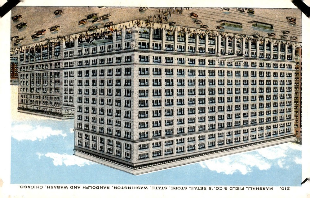 Marshall Field & Co.'s Retail Store, Chicago, 210 Postcard