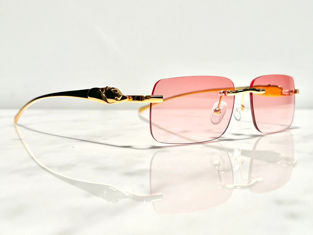 Vintage Bonano Calabria Gold Metal Sunglasses Frame Retro Style