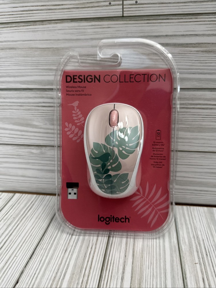 Logitech Design Collection M317c Wireless Optical Mouse - Chirpy Bird (Sealed)