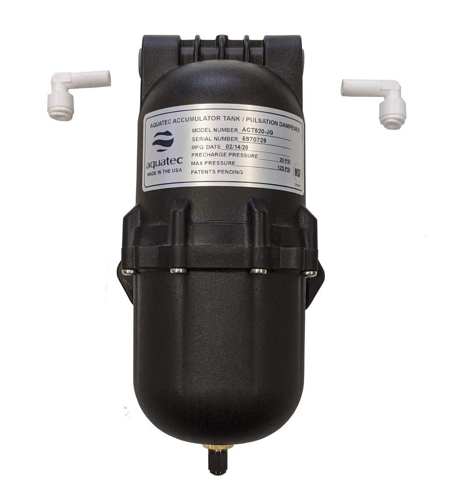 Aquatec Pulsation Dampener Accumulator Pressure Tank for Demand Delivery Pump...