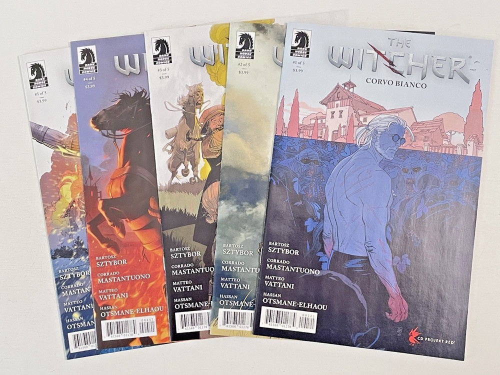 Dark Horse Comics THE WITCHER CORVO BIANCO COMPLETE SET # 1-5 GERALT VF/NM 2024