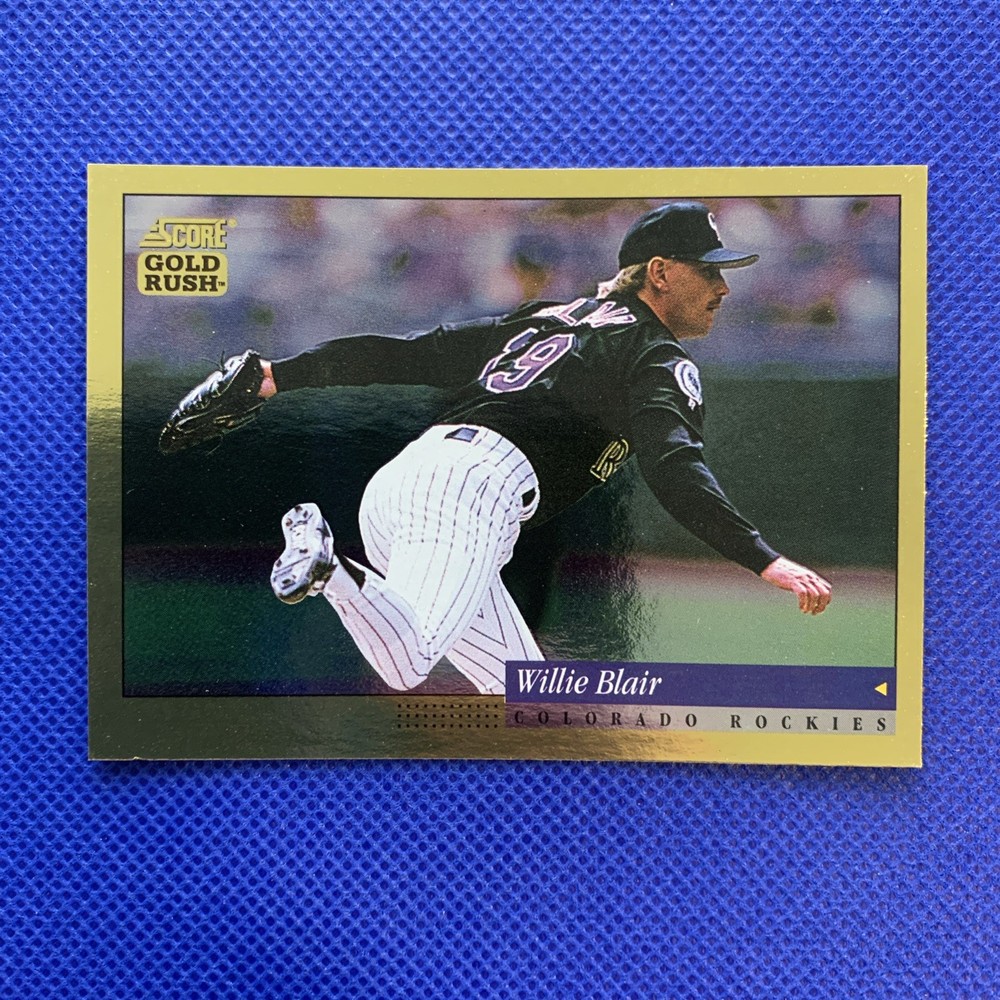 1994 Score Gold Rush Willie Blair Colorado Rockies #118