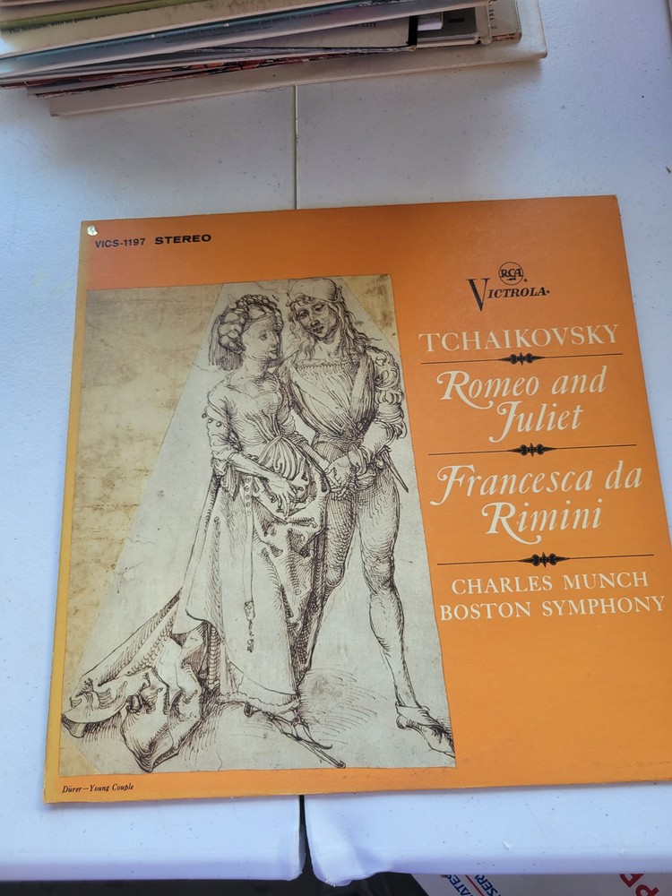 Tchaikovsky Romeo and Juliet / Francesca da Rimini LP RCA Victrola VICS-1197