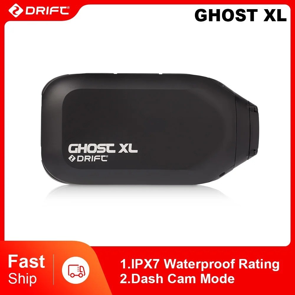 Drift Ghost XL PRO - Action Camera Motorcycle - Dash Cam - Black - 4k