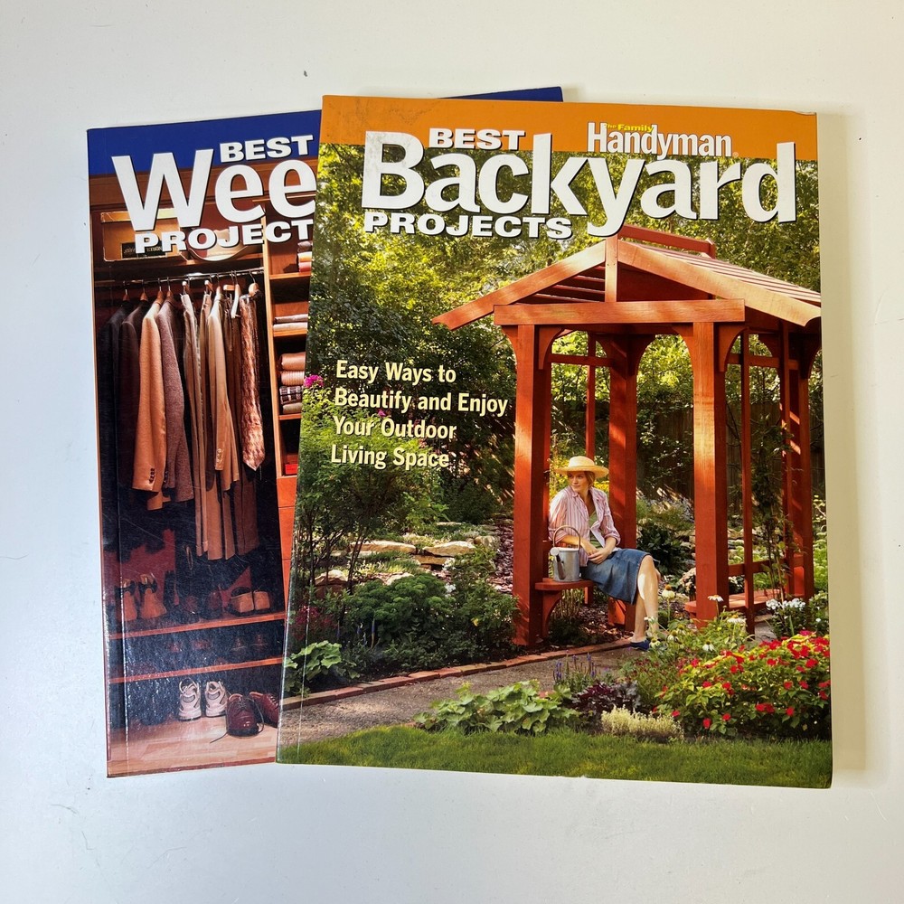 The Family Handyman Magazine Lot Of 2 DIY Home Improvement Projects