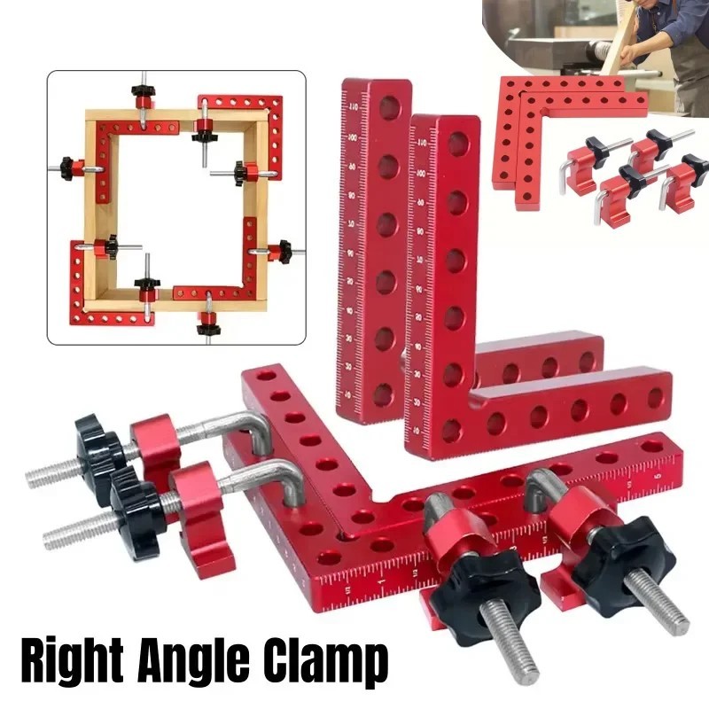 Aluminum Alloy Metal Corner Clamps For Woodworking Positioning 90 Degree 140mm