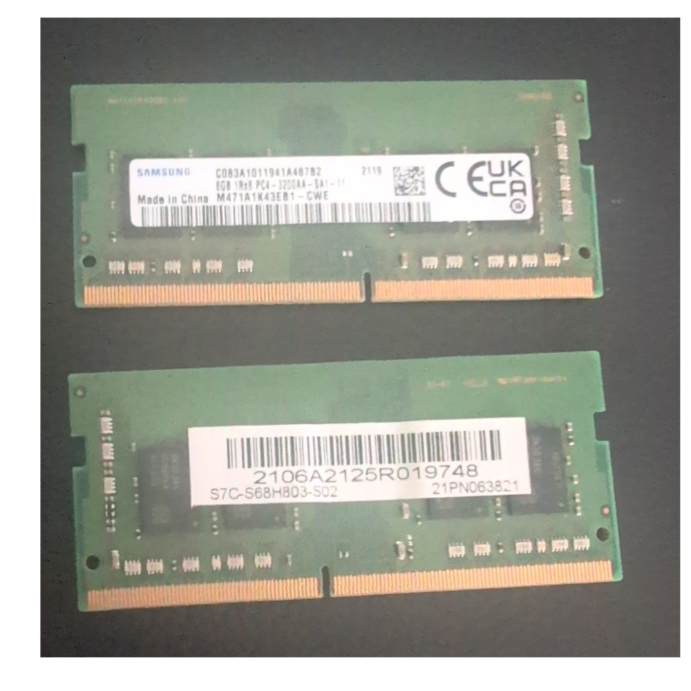 Samsung 8GB DDR4 SO-DIMM 260-Pin PC4-3200AA Laptop RAM M471A1K43EB1-CWE