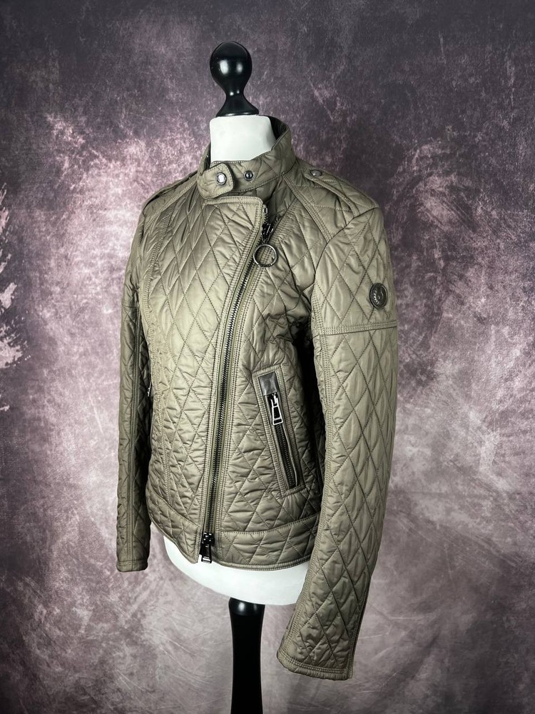 Belstaff Quilted Biker Jacket Womens size 42 / M