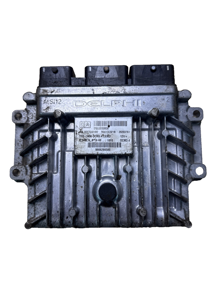 9664437180 Peugeot 407 Citroen C5 2.0 HDI Engine Control Unit ECU 9663548180