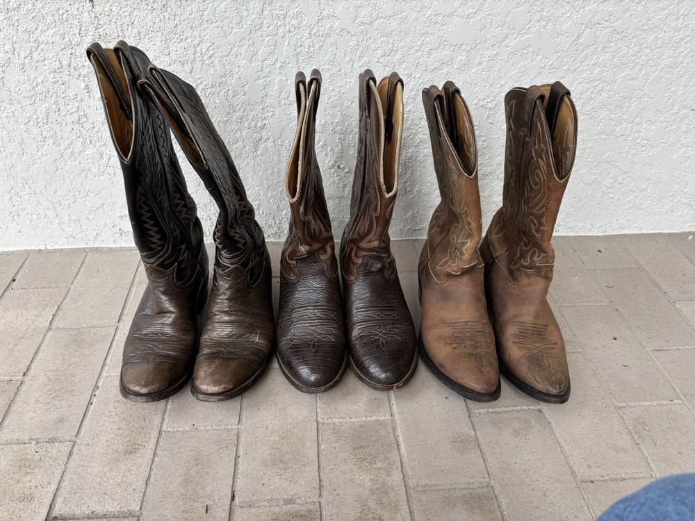 Vintage Tony Lama Nocona Justin Boots On Sale