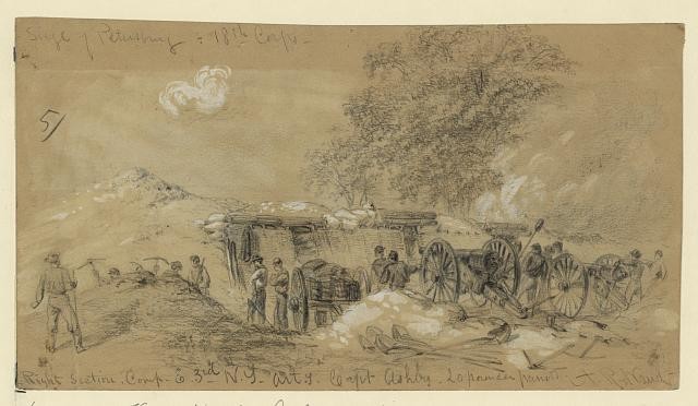 18th Corps,Siege of Petersburg,Virginia,American Civil War,Alfred Rudolph Waud