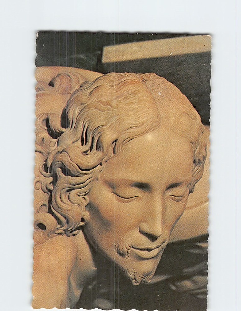 Postcard The face of the Saviour Vatican Pavilion New York Worlds Fair NY USA