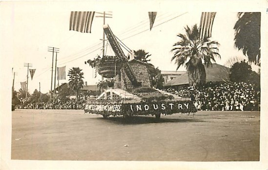 CA, Pasadena, California, Rose Parade, Industry Float, Dated 1920, RPPC