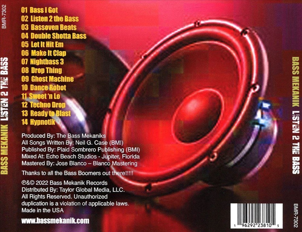Bass Mekanik Listen 2 The Bass New Cd
