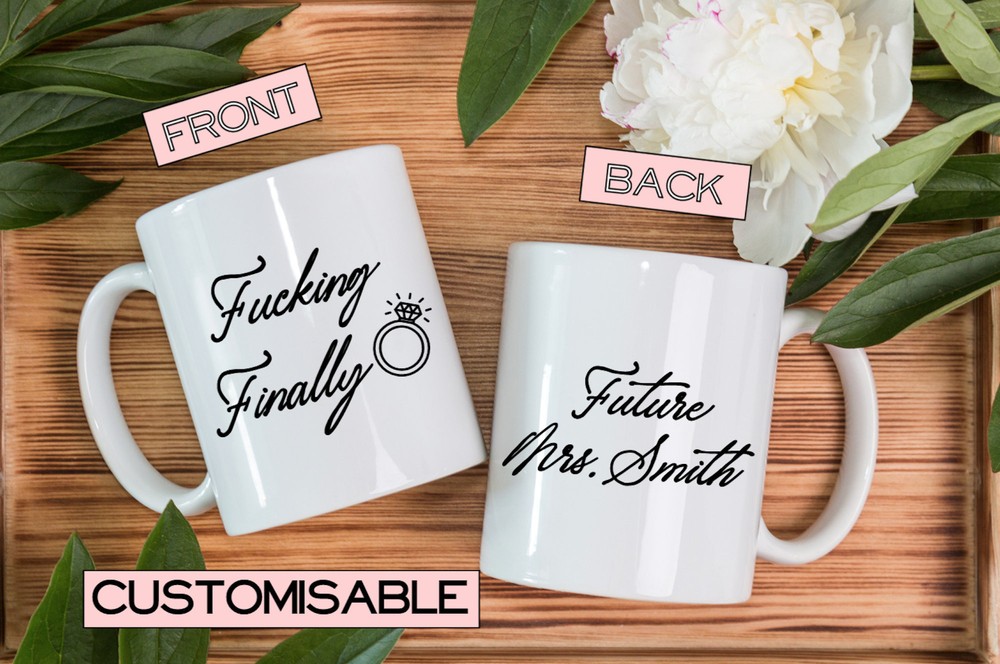 Engagement Announcement Future Mrs Mug Engagement Mug Soon To Be Mrs Custom
