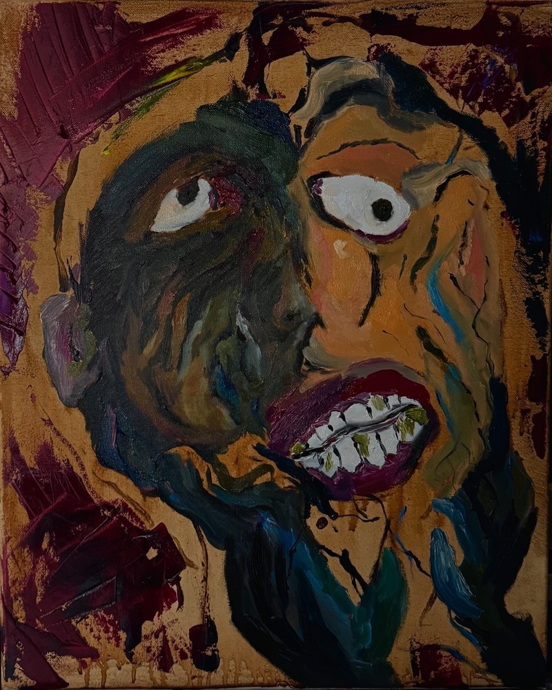 Dementia (20x16 inches oil painting Original)