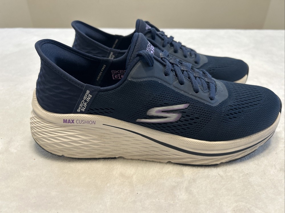 Skechers Women’s Size 9.5 Max Cushioning Elite 2.0 Blue Running Shoes Sneakers