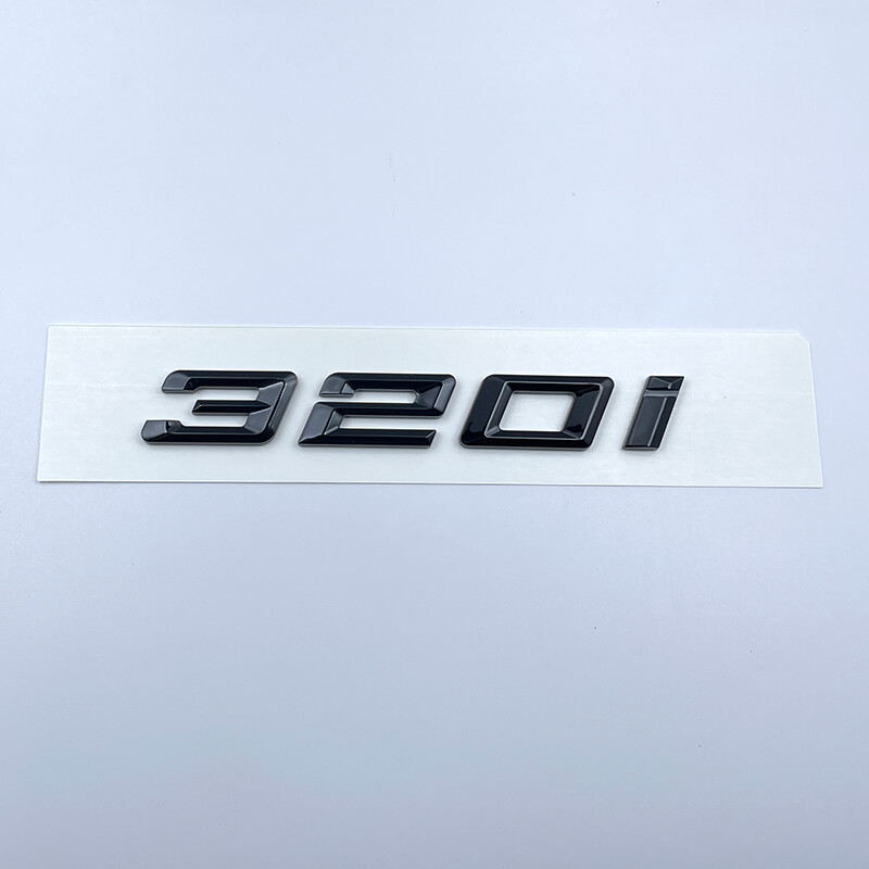 Black Trunk Rear Emblem Badge Letter 320i Fits BMW 3-Series E30 E36 E46 E90 F30
