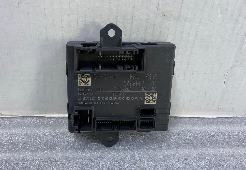 OEM BMW G70 FRONT DOOR PASSENGER SIDE CONTROL UNIT 5A6BEF1 CONTINENTAL BRAND NEW