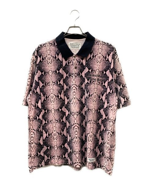 Wacko Maria 22SS Python Velour Polo Shirt in Size L