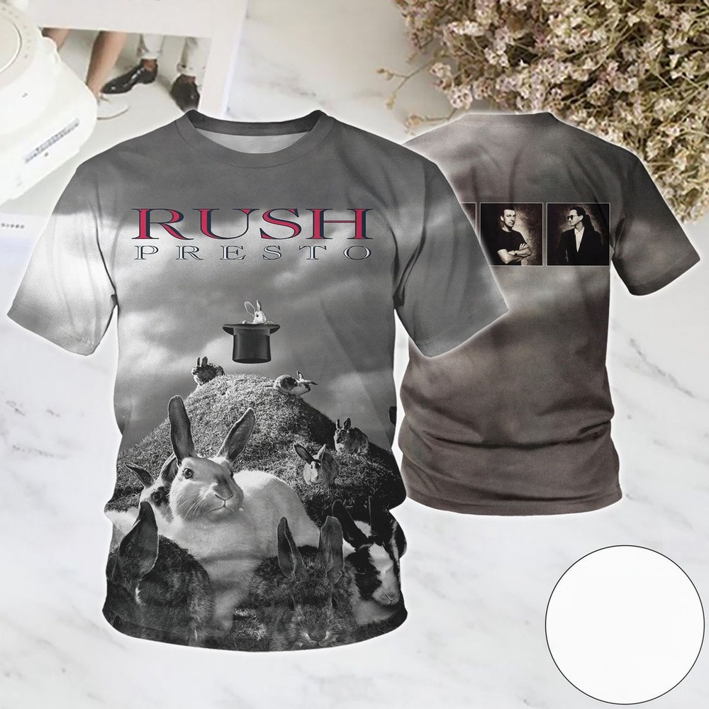 Rush band ROCK Presto album 3D T-shirt All sizes S to 6Xl AOP JJ6416