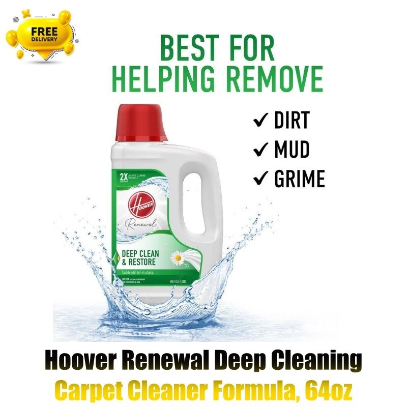 Hoover Renewal Deep Cleaning Carpet Cleaner Formula, 64oz