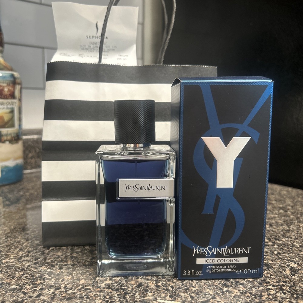 Yves Saint Laurent Y Iced Cologne Eau de Toilette Intense Spray 3.3 fl oz