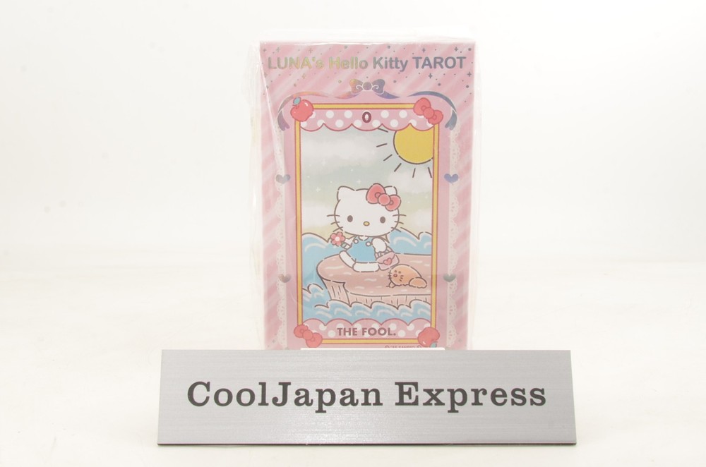 LUNA's Hello Kitty Tarot Card Deck 78 Cards with Box & Japanese Guidebook Sanrio
