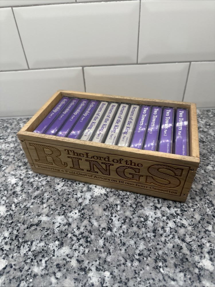 The Lord of the Rings Audio Cassette Box Set Mind’s Eye NPR Dramatization Tolkie